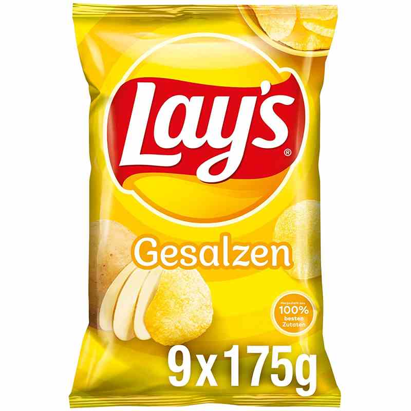 Lay´s 150g - Gesalzen Karton