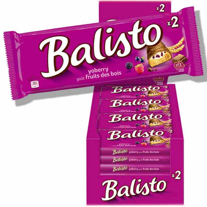Riegel Balisto 37g - Joghurt Beeren Mix Lila Yoberry Karton