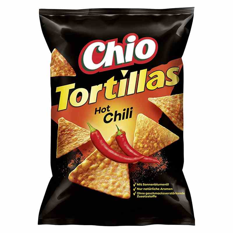 Chio Tortilla 110g - Hot Chili Karton