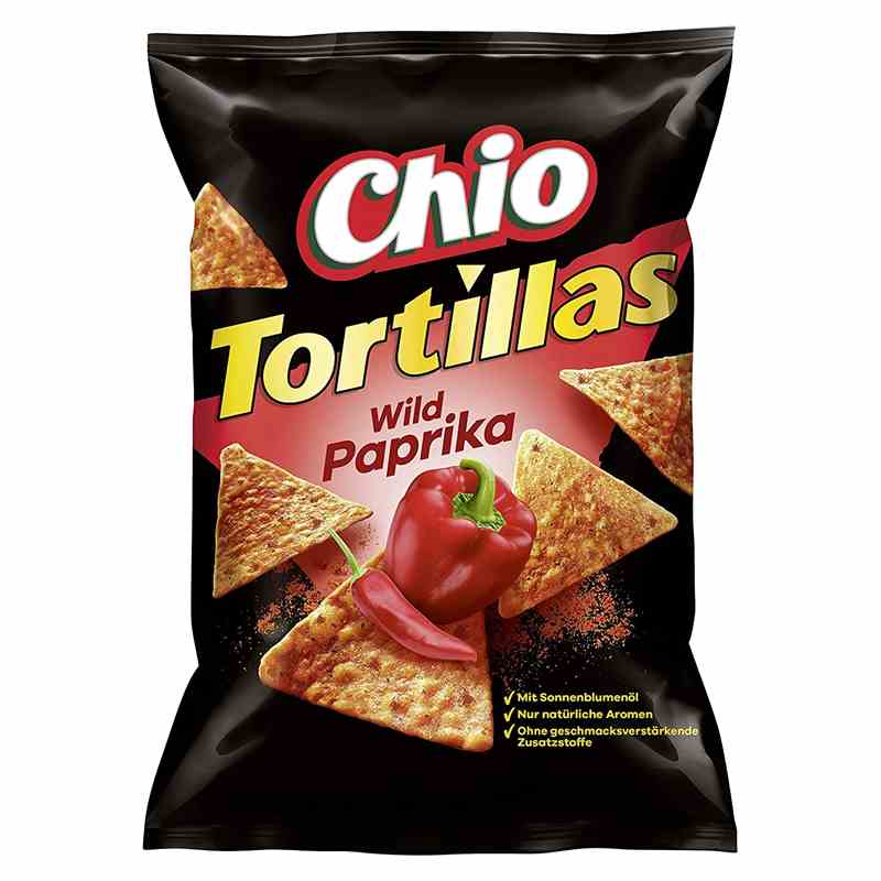 Chio Tortilla 110g - Wild Paprika Karton