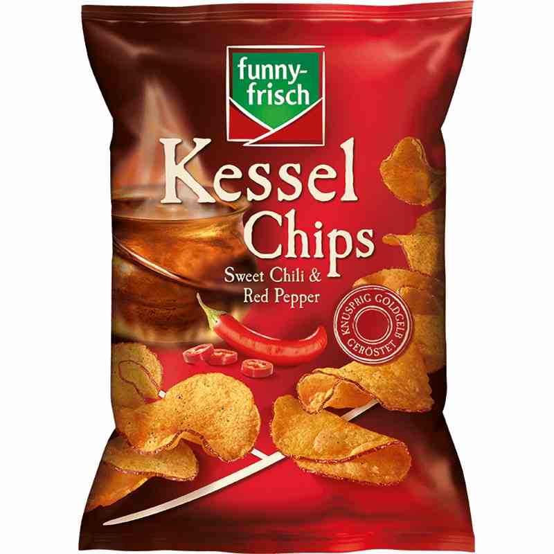 Funny Frisch 120g - Kessel Red Chilli & Pepper Karton