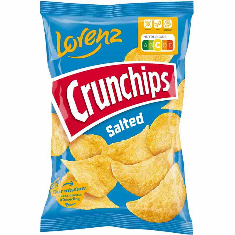 Crunchips 150g - Salted Karton