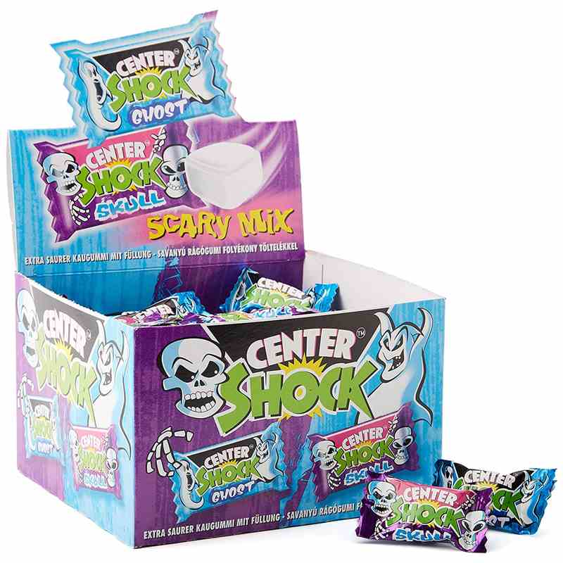 Kaugummi Center Shock 100g - Scary Mix Karton