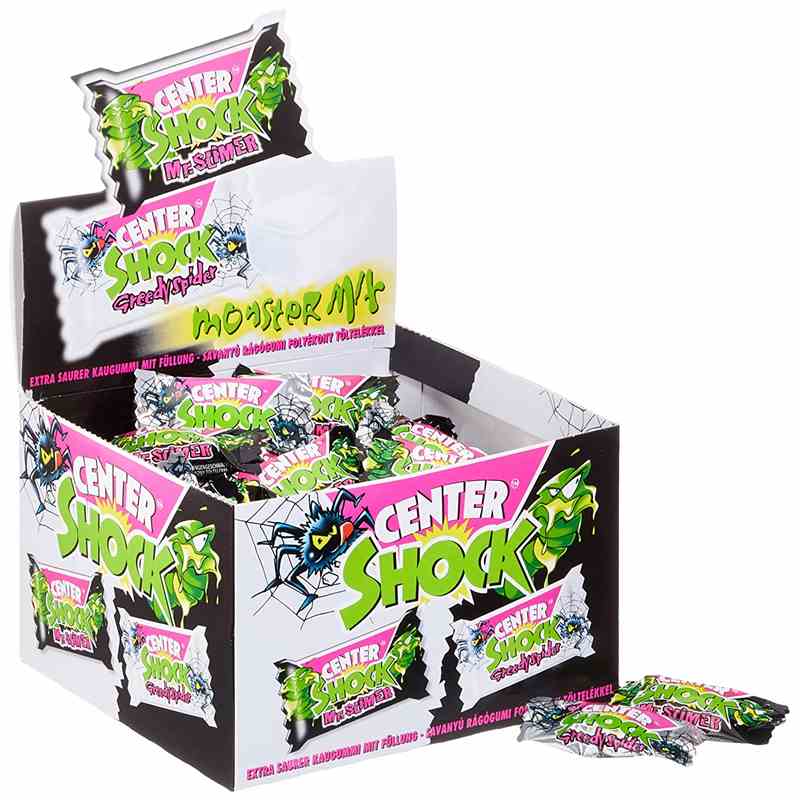 Kaugummi Center Shock 100g - Monster Mix Karton