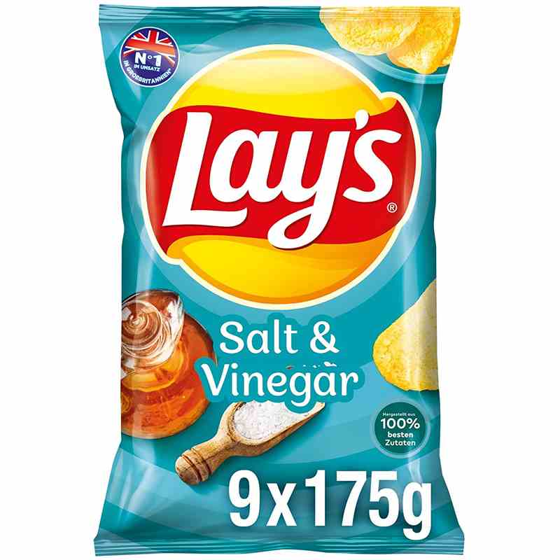Lay´s 150g - Salt & Vinegar Karton