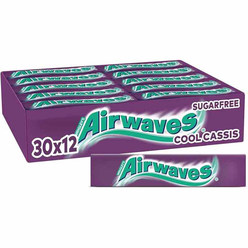 Kaugummi Wrigleys Airwaves - Cool Cassis Classic Karton