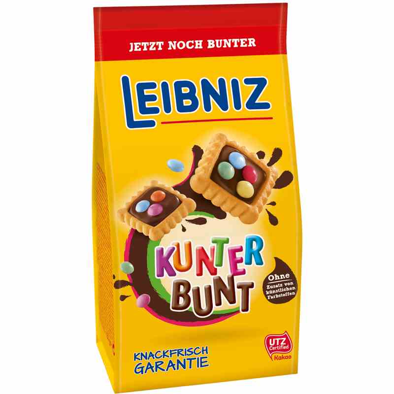 Kekse - Leibniz 150g Tüte - Kunterbunt Karton