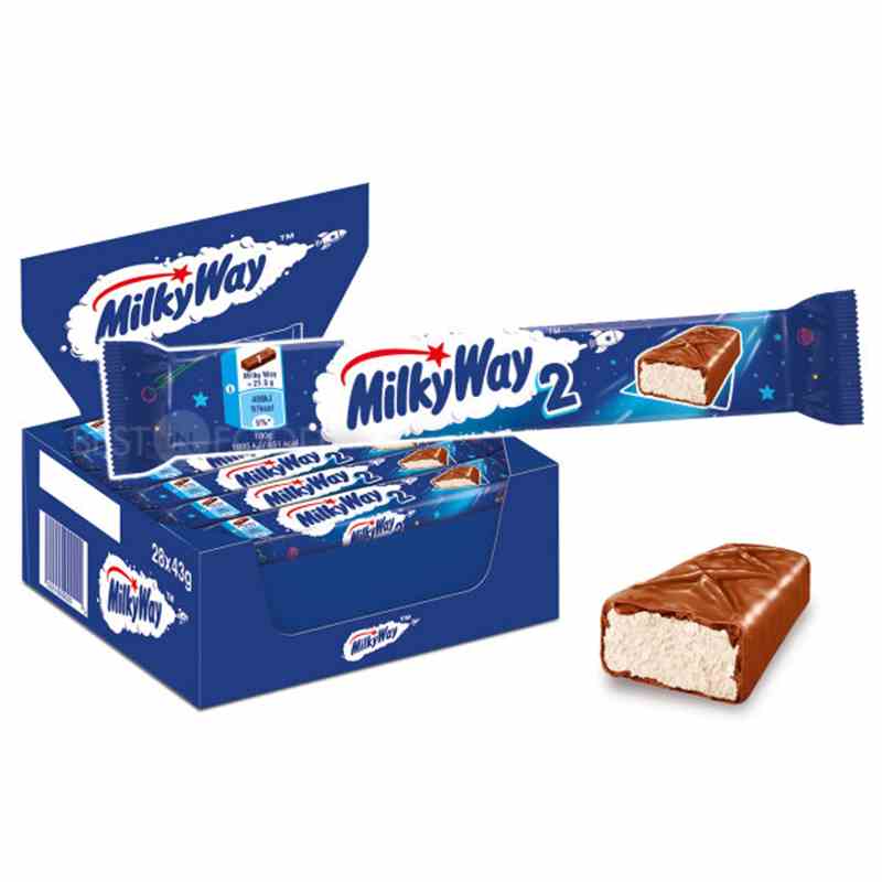 Milky Way 43g - 2`er Pack Karton