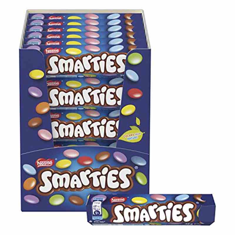 Smarties 38g - Hexagon Rolle Karton