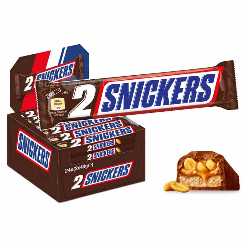 Snickers 2`er Pack Karton