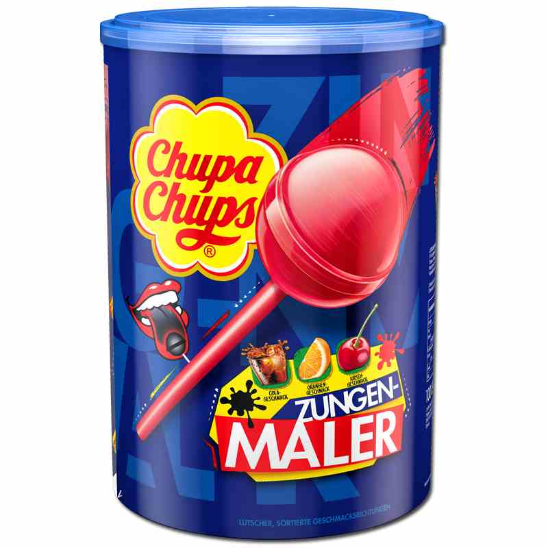 Chupa Chups - 100`er Zungenmaler (Display) Karton