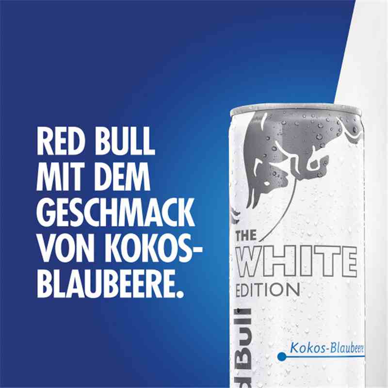 Energy Red Bull 250ml - White Edititon Karton