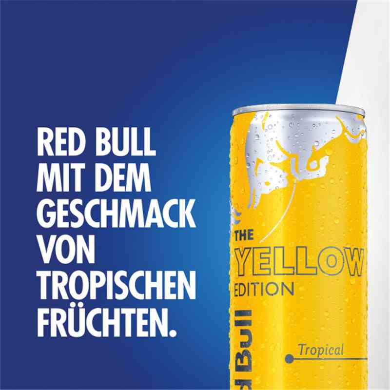 Energy Red Bull 250ml - Yellow ( Gelb ) Karton