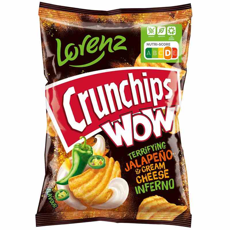 Crunchips 110g - Jalapeno WOW Karton