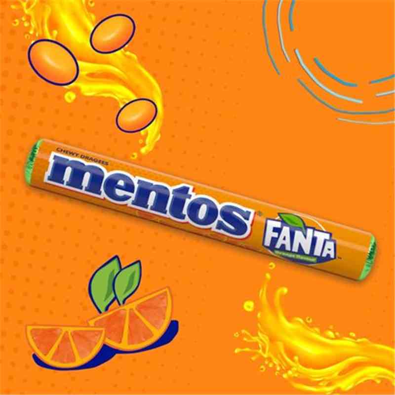 Kaugummi Mentos 38g - Fanta Karton