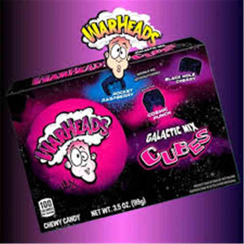 Usa Theater Box - Warheads Galactic Cubes Karton