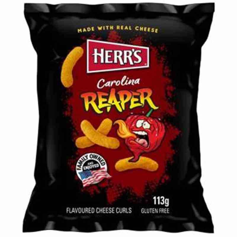 USA Chip`s - Herr`s 113g - Carolina Reaper Karton