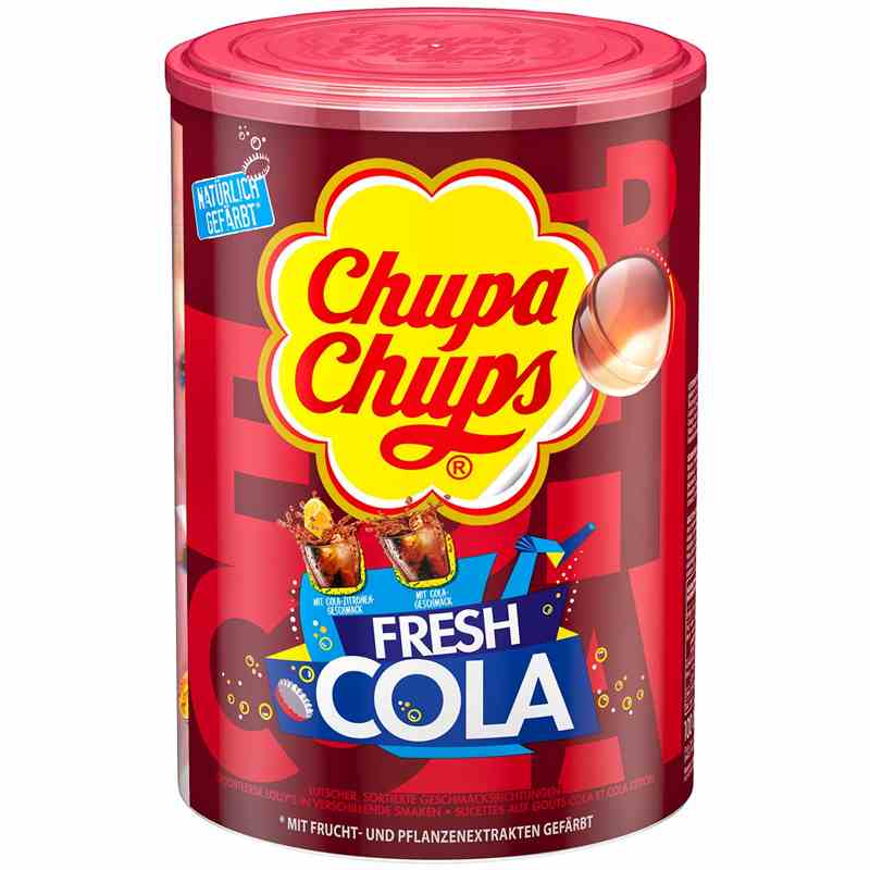 Chupa Chups - 100`er Fresh Cola (Display) Karton