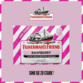 Fisherman`s Friends - Himbeere (Raspberry) ( Pink weis) Karton