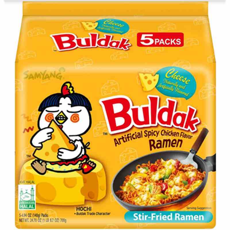 Buldak Nudel - Cheese Flavour Ramen ( Gelb ) Karton