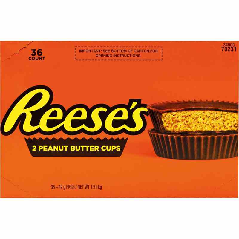 Usa Schokolade - Reese`s - 2`er Peanut Butter Cups Karton