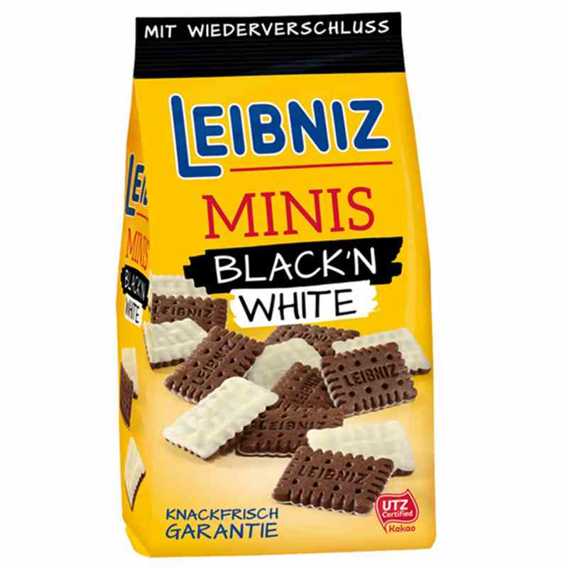Kekse - Leibniz 125g Tüte - Black & White Karton