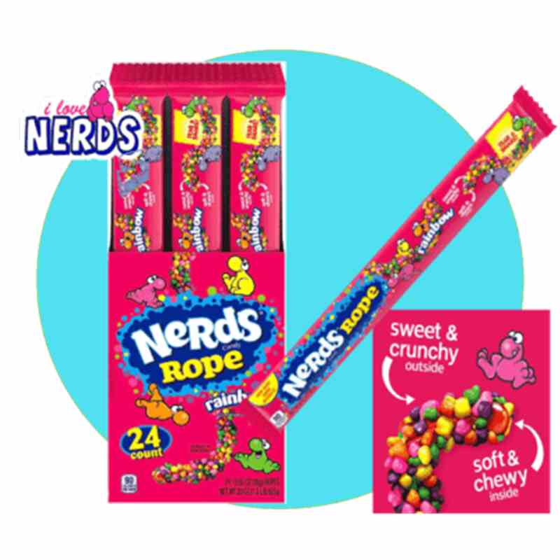 USA - Nerds Rope - Rainbow Karton