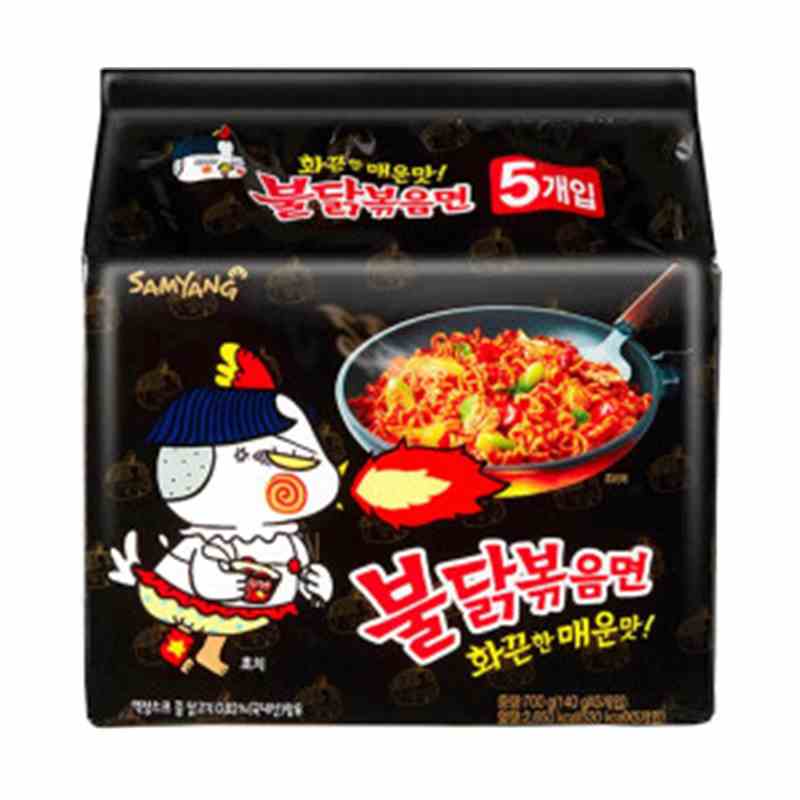 Buldak Nudel - Spicy Hot Chicken ( Schwarz ) Karton