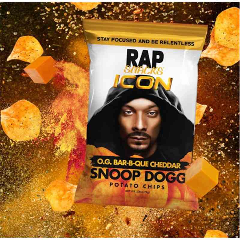 RAP Snacks BBQ Cheddar Snopp Dogg 71 gr Karton