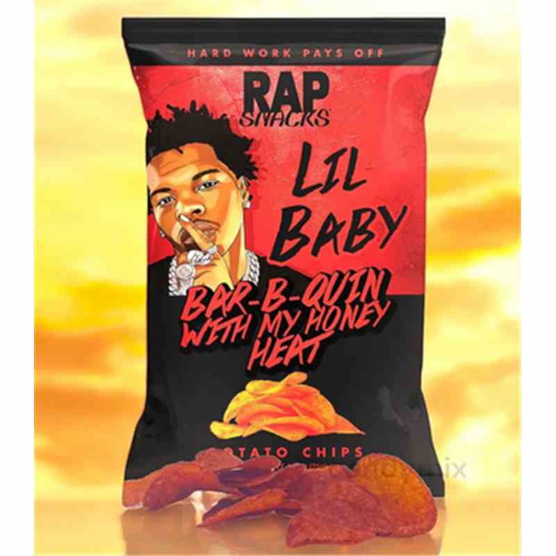 RAP Snacks Lil Baby  BBQ, Honey  71g Karton