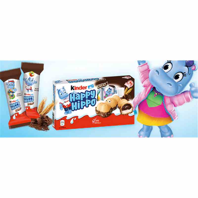 Kinder - Happy Hippo Kakao Karton