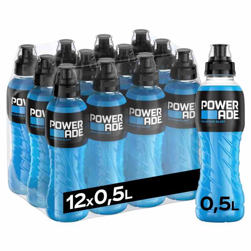 Powerade - Blau ( Mountain Blast ) Karton