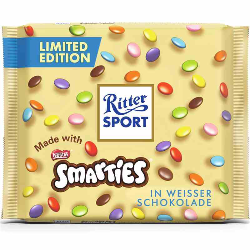 Ritter Sport - Smarties Weiss (Limitierte Edition) Karton