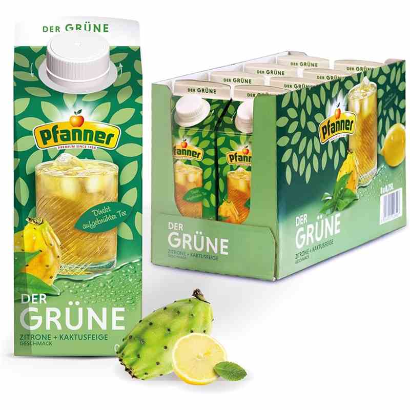 Pfanner 750ml - Grüner Tee Karton