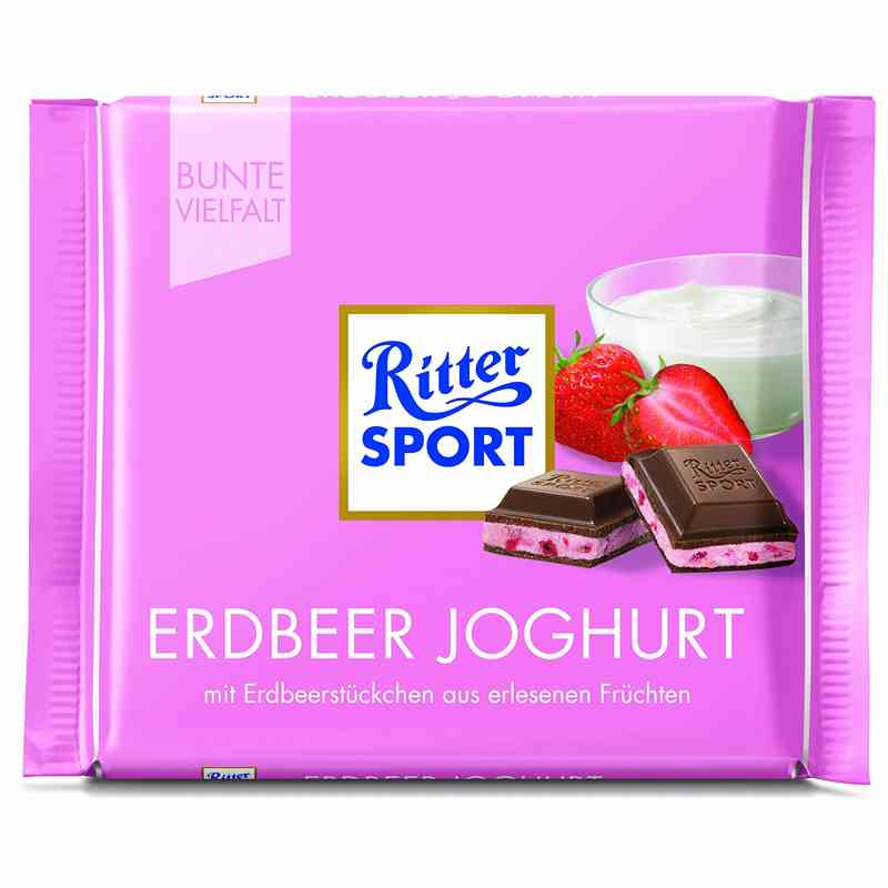 Ritter Sport - Erdbeer Joghurt Karton
