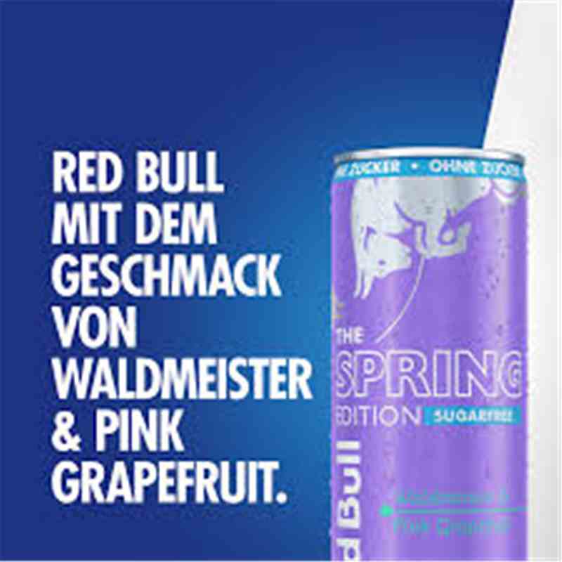 Energy Red Bull 250ml - Waldmeister & Pink Grapefruit Karton