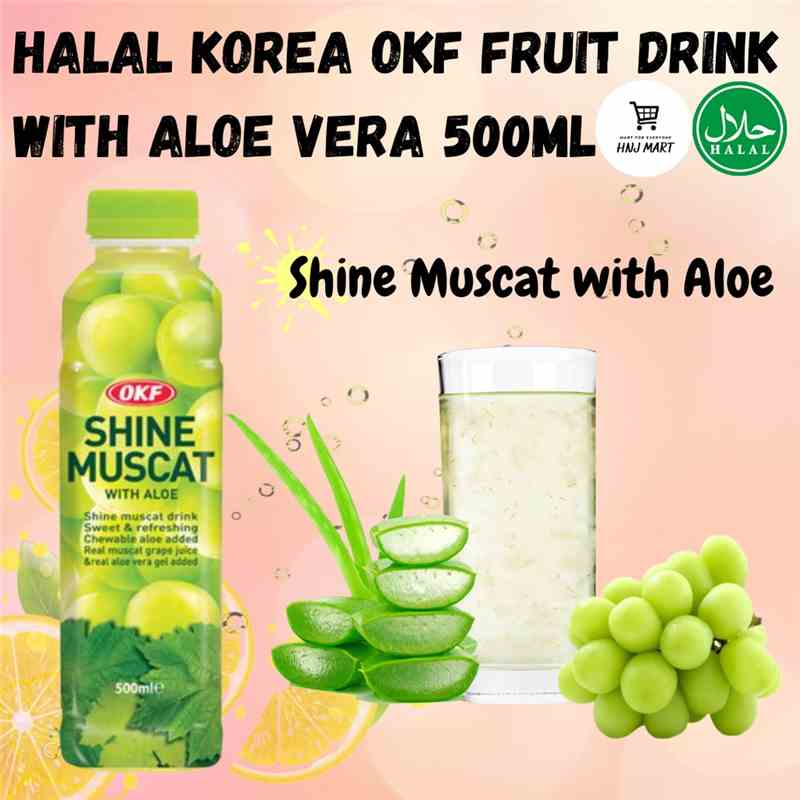 Aloe Vera 500ml - Shine Muscat ( Traube ) Karton