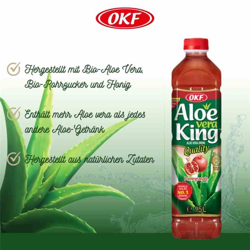 Aloe Vera 500ml - Pomegranate ( Granatapfel ) Karton