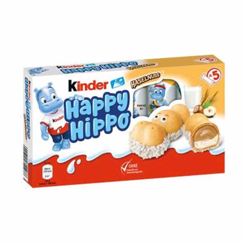Kinder - Happy Hippo Haselnuss Karton
