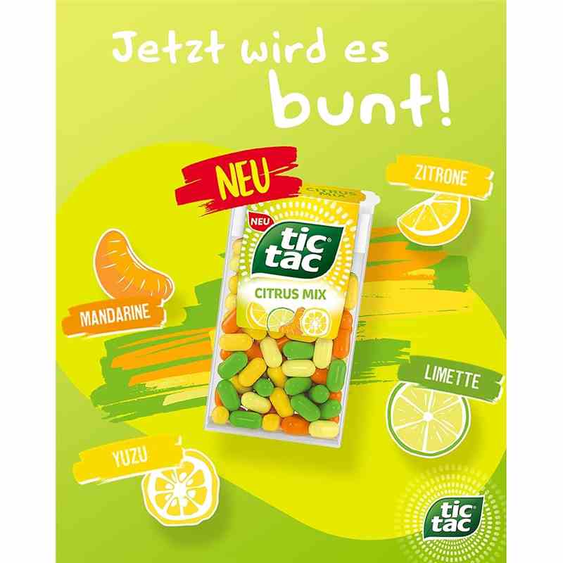 Tic Tac Citrus Mix18 g Karton