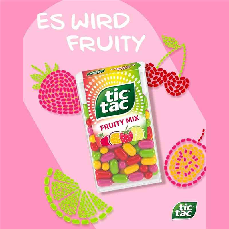 Tic Tac Fruity Mix18 g Karton