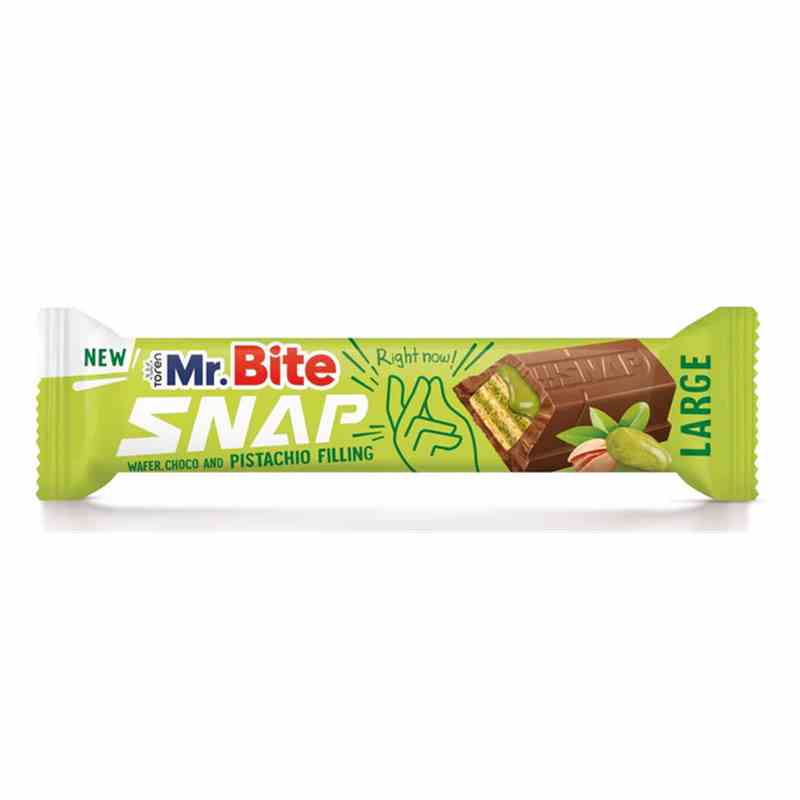 Mr.Bite Snap Waffel - Pistazie Karton