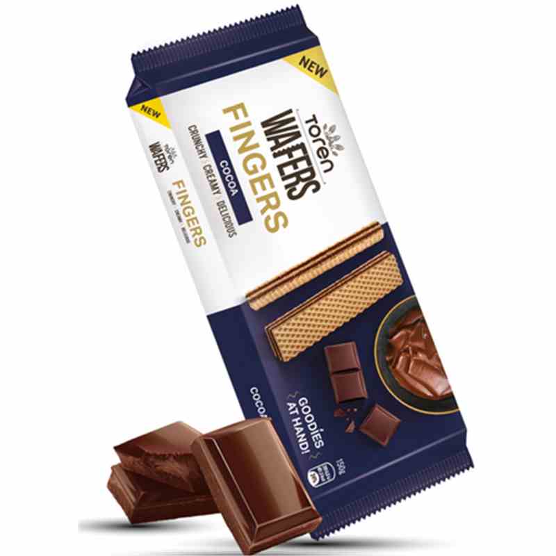 Mr. Bite Toren Waffel fingers 142g - Kakao Karton