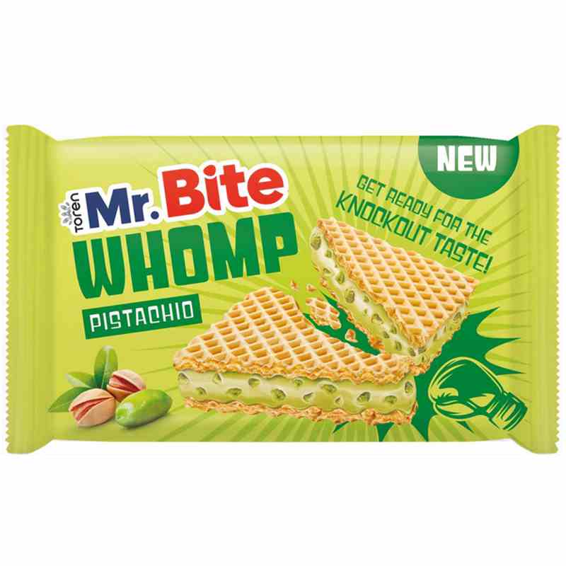 Mr.Bite Whomp 10x22g - Pistazie Karton