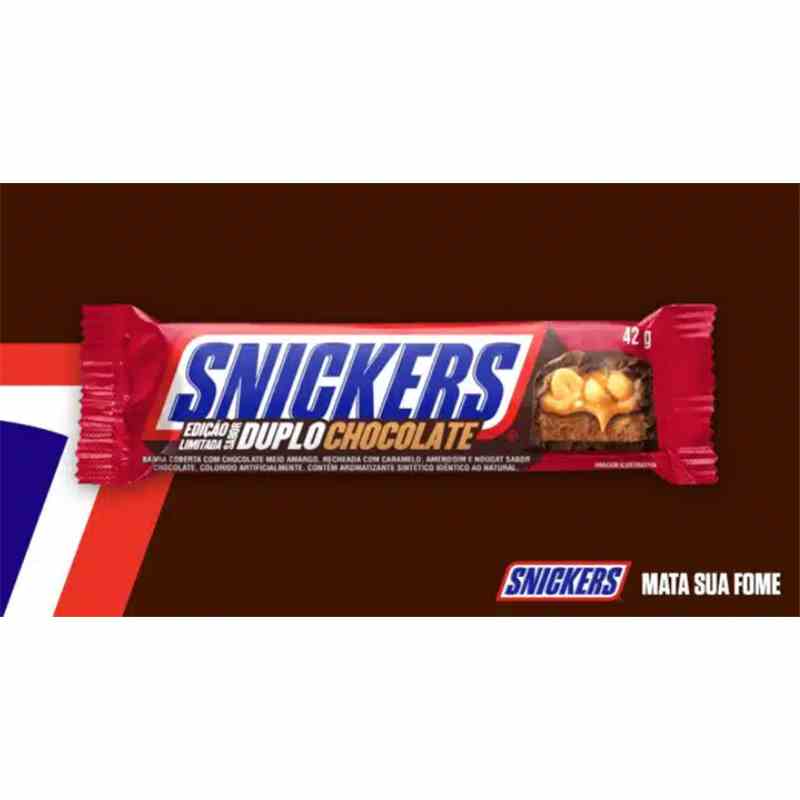 Usa Schokolade 🍭 - Brasil  Snickers - Double Duplo Red 42g Karton
