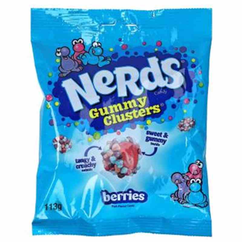 USA - Nerds Gummy Clusters Berry Punch 85g Karton