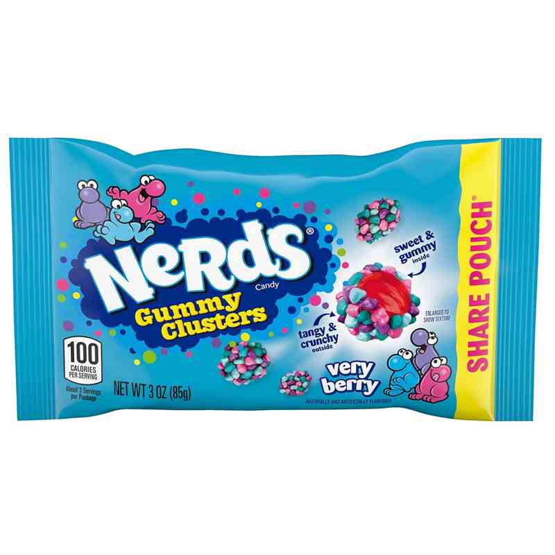 USA - Nerds Gummy Clusters Berry Share 85g Karton